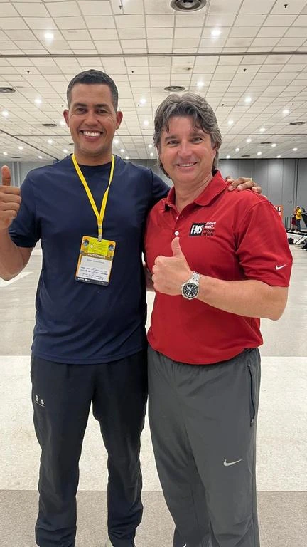 Foto com Lee Burton